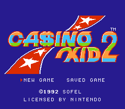 Casino Kid 2 title screenshot